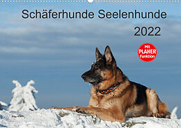 Kalender Schäferhunde SeelenhundeCH-Version (Wandkalender 2022 DIN A2 quer) von Petra Schiller