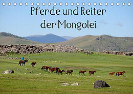 Kalender Pferde und Reiter der Mongolei (Tischkalender 2022 DIN A5 quer) von Pu Sys