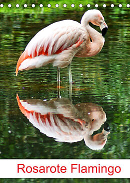 Kalender Rosarote Flamingo (Tischkalender 2022 DIN A5 hoch) von Kattobello