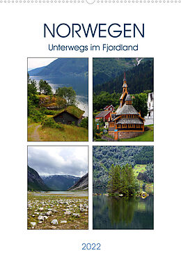 Kalender Norwegen - Unterwegs im Fjordland (Wandkalender 2022 DIN A2 hoch) von Helene Seidl