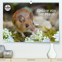 Kalender Grüsse von der Maus! (Premium, hochwertiger DIN A2 Wandkalender 2022, Kunstdruck in Hochglanz) von GUGIGEI