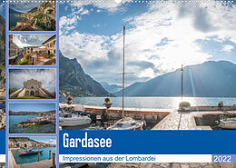 Kalender Gardasee - Impressionen aus der Lombardei (Wandkalender 2022 DIN A2 quer) von Stefan Mosert