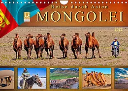 Kalender Reise durch Asien - Mongolei (Wandkalender 2022 DIN A4 quer) von Peter Roder