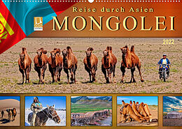 Kalender Reise durch Asien - Mongolei (Wandkalender 2022 DIN A2 quer) von Peter Roder