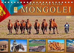 Kalender Reise durch Asien - Mongolei (Tischkalender 2022 DIN A5 quer) von Peter Roder