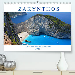 Kalender Zakynthos 2022 (Premium, hochwertiger DIN A2 Wandkalender 2022, Kunstdruck in Hochglanz) von Bettina Schnittert