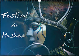 Kalender Festival der Masken (Wandkalender 2022 DIN A3 quer) von Gabi Hampe