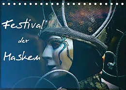 Kalender Festival der Masken (Tischkalender 2022 DIN A5 quer) von Gabi Hampe
