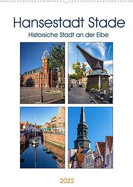 Kalender Hansestadt Stade - Historische Stadt an der Elbe (Wandkalender 2022 DIN A2 hoch) von Thomas Klinder