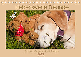 Kalender Liebenswerte Freunde - Azawakh-Ridgeback mit Teddys (Tischkalender 2022 DIN A5 quer) von Meike Bölts