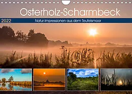 Kalender Osterholz-Scharmbeck, Natur-Impressionen aus dem Teufelsmoor (Wandkalender 2022 DIN A4 quer) von Ulrike Adam