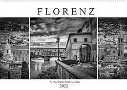 Kalender FLORENZ Monochrome Impressionen (Wandkalender 2022 DIN A2 quer) von Melanie Viola