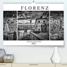 Kalender FLORENZ Monochrome Impressionen (Premium, hochwertiger DIN A2 Wandkalender 2022, Kunstdruck in Hochglanz) von Melanie Viola