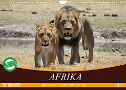 Kalender Afrika. Botswanas wundervolle Tierwelt (Wandkalender 2022 DIN A4 quer) von Elisabeth Stanzer