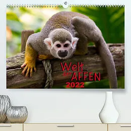Kalender Welt der Affen (Premium, hochwertiger DIN A2 Wandkalender 2022, Kunstdruck in Hochglanz) von M. Reznicek Photography
