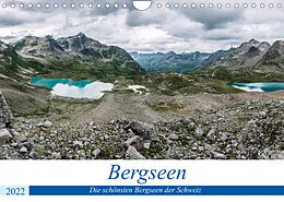 Kalender Die schönsten Bergseen der Schweiz (Wandkalender 2022 DIN A4 quer) von Walter Dürst