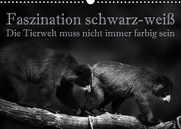 Kalender Faszination schwarz-weiß - Die Tierwelt muss nicht immer farbig sein (Wandkalender 2022 DIN A3 quer) von Eleonore Swierczyna