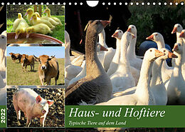 Kalender Haus- und Hoftiere (Wandkalender 2022 DIN A4 quer) von Sabine Löwer