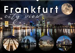 Kalender Frankfurt city view (Wandkalender 2022 DIN A2 quer) von Monika Schöb