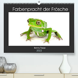 Kalender Farbenpracht der Frösche (Premium, hochwertiger DIN A2 Wandkalender 2022, Kunstdruck in Hochglanz) von Benny Trapp