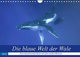 Kalender Die blaue Welt der Wale (Wandkalender 2022 DIN A4 quer) von Travelpixx.com