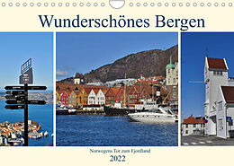 Kalender Wunderschönes Bergen. Norwegens Tor zum Fjordland (Wandkalender 2022 DIN A4 quer) von René Schaack