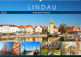 Kalender Lindau - Bayerische Riviera (Wandkalender 2022 DIN A2 quer) von CrystalLights by Sylvia Seibl