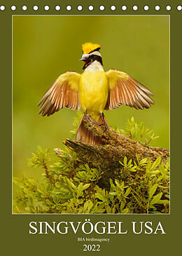 Kalender Singvögel USA (Tischkalender 2022 DIN A5 hoch) von BIA birdimagency