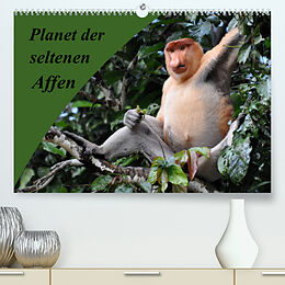 Kalender Planet der seltenen Affen (Premium, hochwertiger DIN A2 Wandkalender 2022, Kunstdruck in Hochglanz) von Anja Edel
