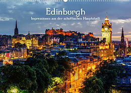 Kalender Edinburgh - Impressionen aus der schottischen Hauptstadt (Wandkalender 2022 DIN A2 quer) von Christian Müller