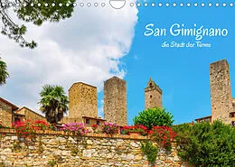 Kalender San Gimignano, die Stadt der Türme (Wandkalender 2022 DIN A4 quer) von Christian Müller
