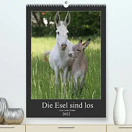 Kalender Die Esel sind los (Premium, hochwertiger DIN A2 Wandkalender 2022, Kunstdruck in Hochglanz) von Antje Lindert-Rottke