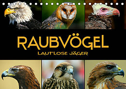 Kalender Raubvögel - lautlose Jäger (Tischkalender 2022 DIN A5 quer) von Renate Bleicher