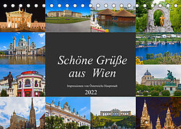 Kalender Schöne Grüße aus Wien (Tischkalender 2022 DIN A5 quer) von Christa Kramer