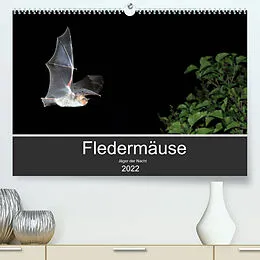 Kalender Fledermäuse - Jäger der Nacht (Premium, hochwertiger DIN A2 Wandkalender 2022, Kunstdruck in Hochglanz) von Otto Schäfer