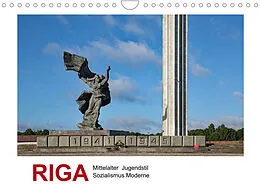 Kalender Riga  Mittelalter, Jugendstil, Sozialismus und Moderne (Wandkalender 2022 DIN A4 quer) von Christian Hallweger