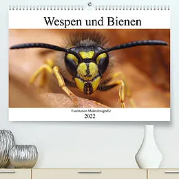 Kalender Faszination Makrofotografie: Wespen und Bienen (Premium, hochwertiger DIN A2 Wandkalender 2022, Kunstdruck in Hochglanz) von Alexander Mett Photography
