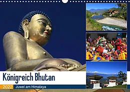 Kalender Königreich Bhutan - Juwel am Himalaya (Wandkalender 2022 DIN A3 quer) von Michael Herzog