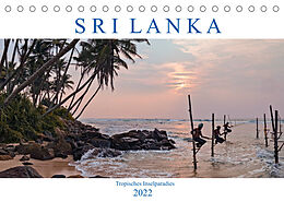 Kalender Sri Lanka, tropisches Inselparadies (Tischkalender 2022 DIN A5 quer) von Joana Kruse