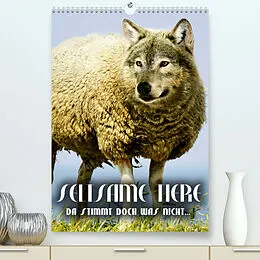 Kalender Seltsame Tiere - da stimmt doch was nicht... (Premium, hochwertiger DIN A2 Wandkalender 2022, Kunstdruck in Hochglanz) von Renate Bleicher