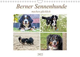 Kalender Berner Sennenhunde machen glücklich (Wandkalender 2022 DIN A4 quer) von SchnelleWelten