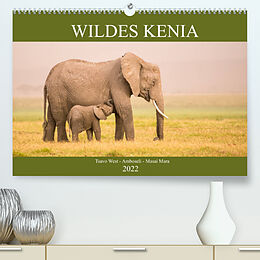 Kalender Wildes Kenia (Premium, hochwertiger DIN A2 Wandkalender 2022, Kunstdruck in Hochglanz) von Martina Schikore