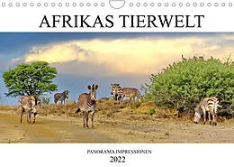 Kalender AFRIKAS TIERWELT Panorama Impressionen (Wandkalender 2022 DIN A4 quer) von N N