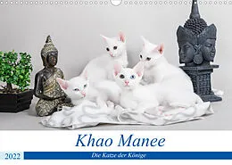Kalender Khao Manee - Die Katze der Könige (Wandkalender 2022 DIN A3 quer) von Fotodesign Verena Scholze