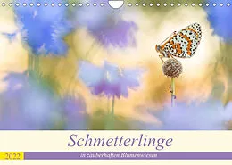 Kalender Schmetterlinge in zauberhaften Blumenwiesen (Wandkalender 2022 DIN A4 quer) von Perdita Petzl