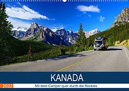 Kalender KANADA Mit dem Camper quer durch die Rockies (Wandkalender 2022 DIN A2 quer) von Hans-Gerhard Pfaff