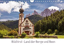 Kalender Südtirol - Land der Berge und Seen (Wandkalender 2022 DIN A4 quer) von Harry Müller