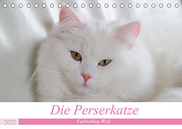 Kalender Die Perserkatze - Farbschlag Weiß (Tischkalender 2022 DIN A5 quer) von Arno Klatt