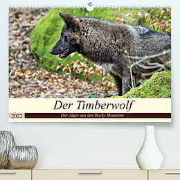 Kalender Der Timberwolf - Der Jäger aus den Rocky Mountains (Premium, hochwertiger DIN A2 Wandkalender 2022, Kunstdruck in Hochglanz) von Arno Klatt