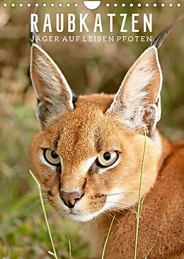 Kalender Raubkatzen: Jäger auf leisen Pfoten (Wandkalender 2022 DIN A4 hoch) von CALVENDO